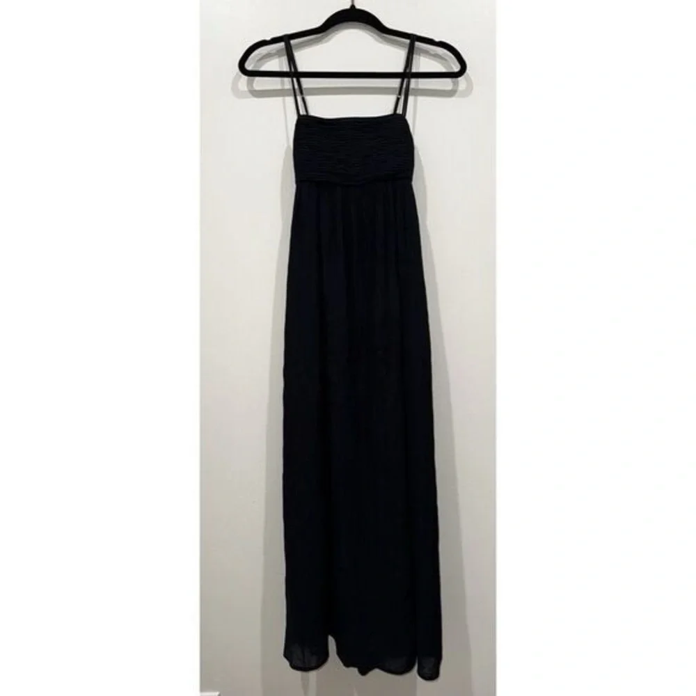 Abercrombie and Fitch Cut-out Back Maxi Dress in Black - Size XSP